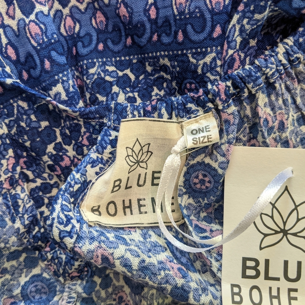 🦋LAST🦋 NWT Blue Boheme Cassidy Mini Dress🌼 - Picture 5 of 6
